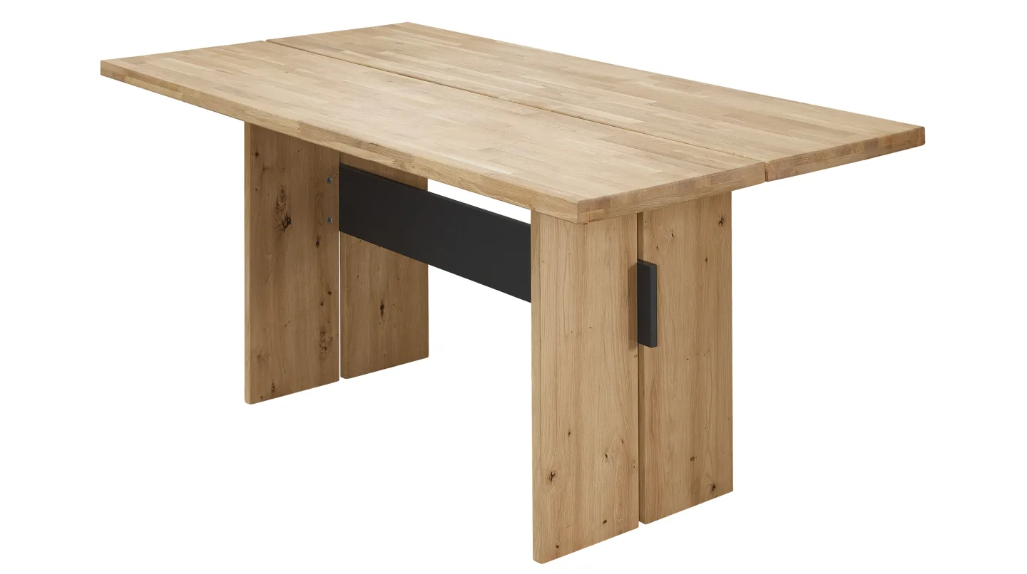 Esstisch Massivholztisch 180 x 90 cm Wildeiche massiv - CATANIA