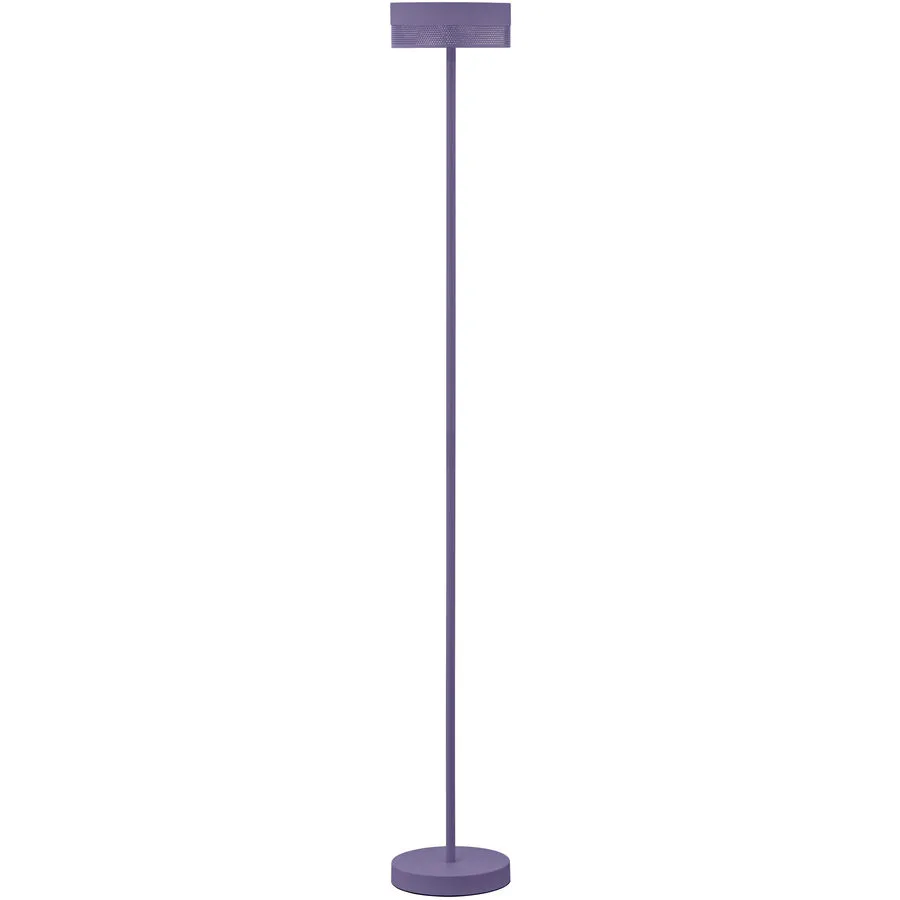Stehlampe Mesh Lila Metall 16 cm 120 cm - Farbe: Violett - LED - Lichtfarbe: Extra warmweiss - LED Energiesparlampen