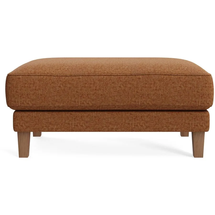 Hocker Avena bronze Stoff/Holzfuss walnuss B 101 H 45 cm - Möbel Konfigurator: Traummöbel individuell zusammenstellen