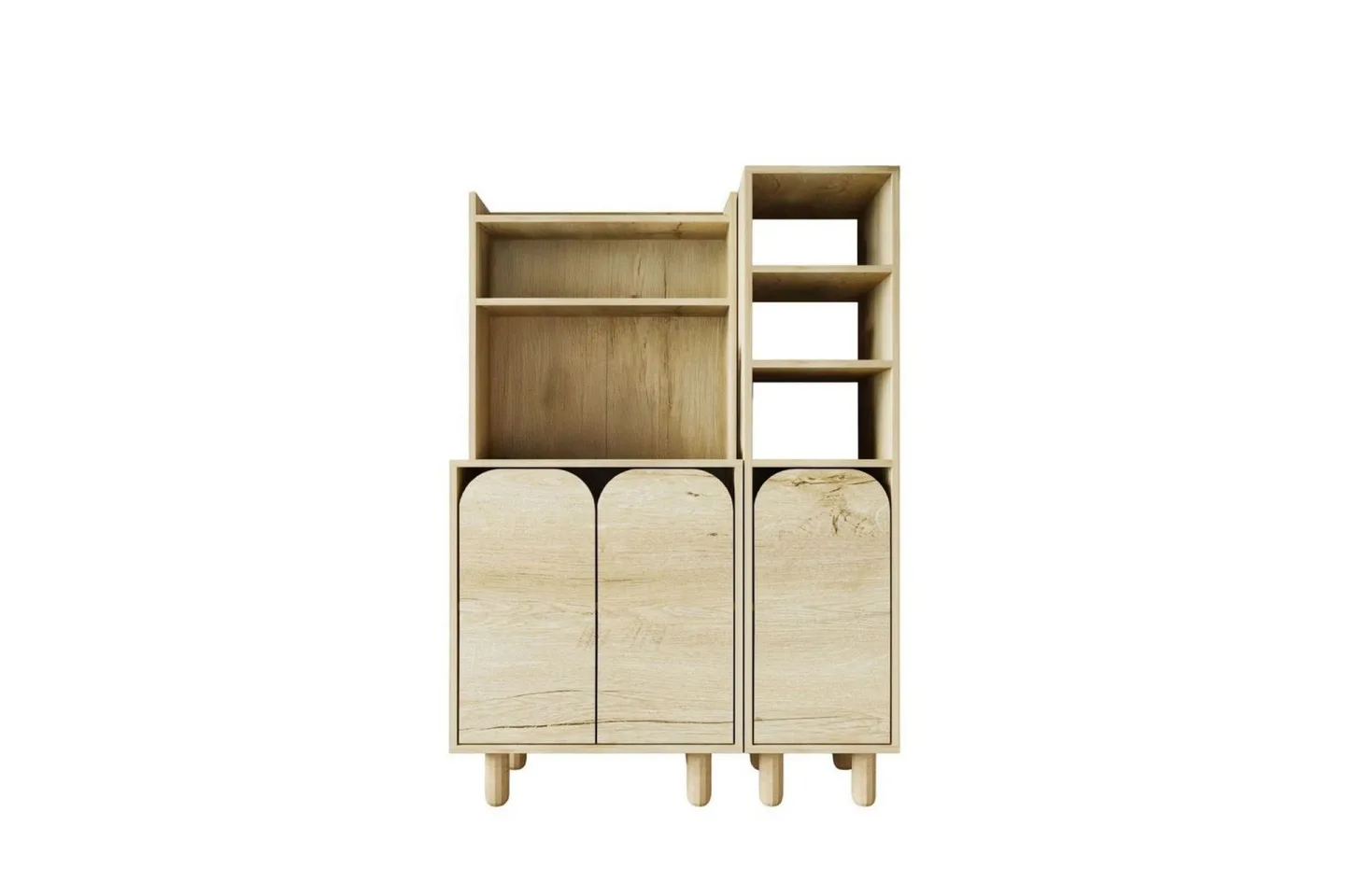 Estra Highboard - Brun