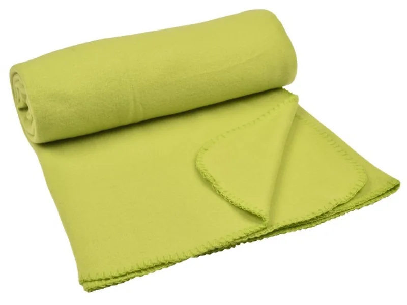 Decke WILLY 130x160cm grün unifarben