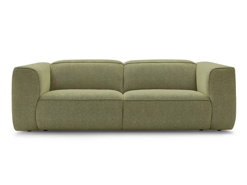 3er Sofa BOBOCHIC WILLIAM Stoff chiniert grün