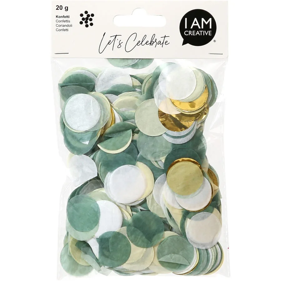 Girlande I am creative Mehrfarbig Papier - Farbe: bunt