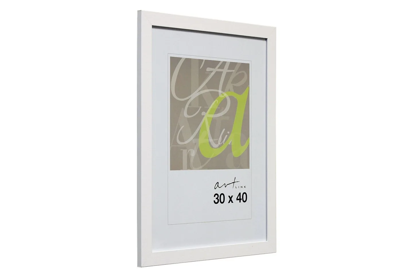 Trendline Tavelram MDF 30x40 cm - Vit