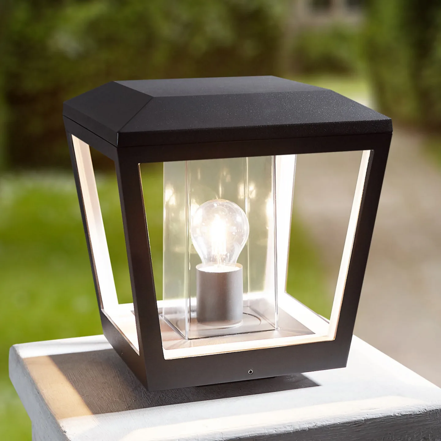 Dunia Utomhus Trädgårdslampa Dark Grey - Lucande - Terrass - Modern - Metall - Med en ljuskälla