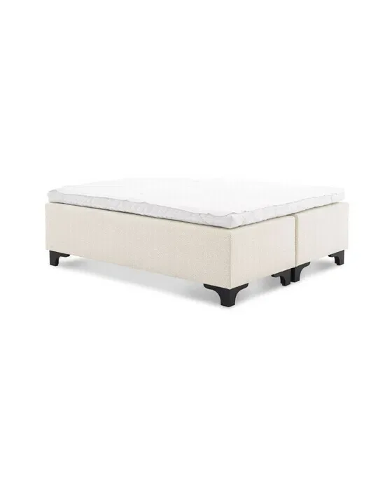 Mavone dobbeltseng bouclé cream