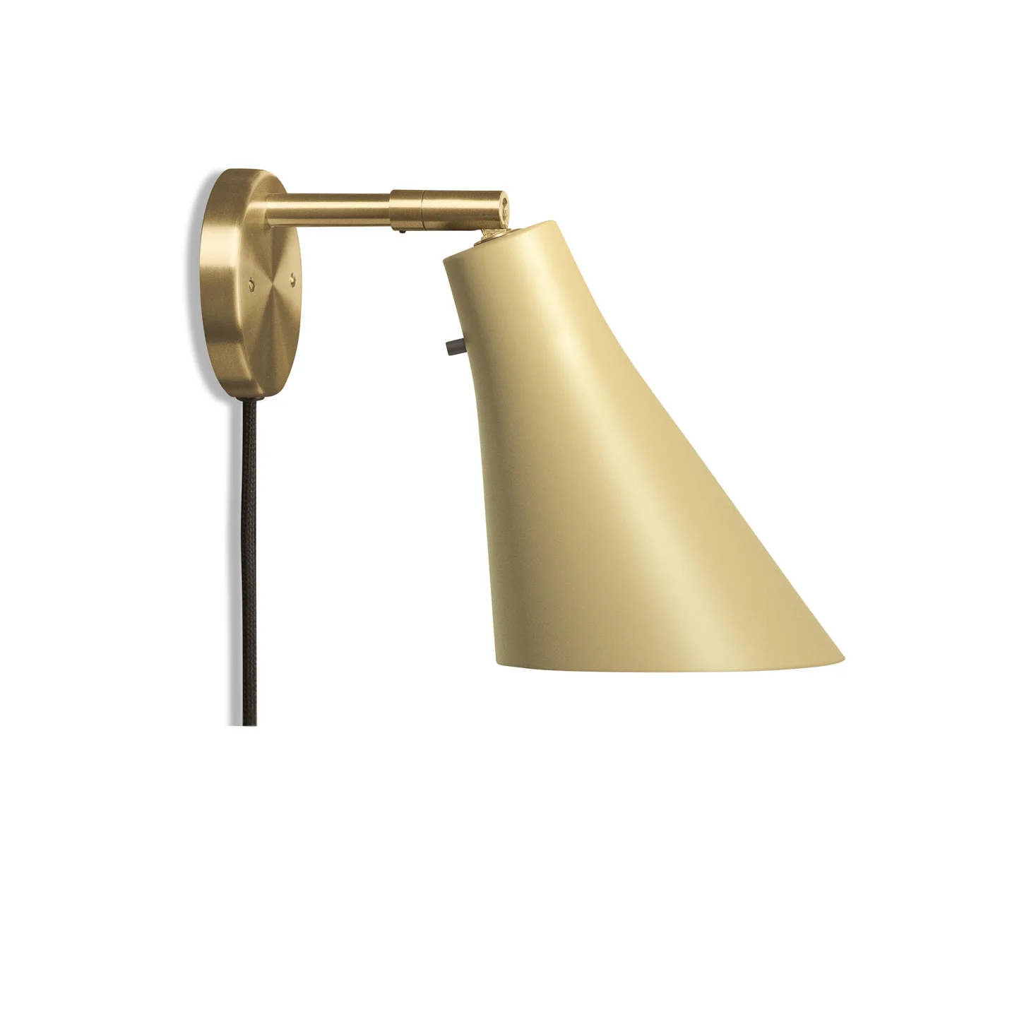 Rubn - Miller vägglampa light sand / brass - Vägglampor - Niclas Hoflin - Guld,Beige - Metall