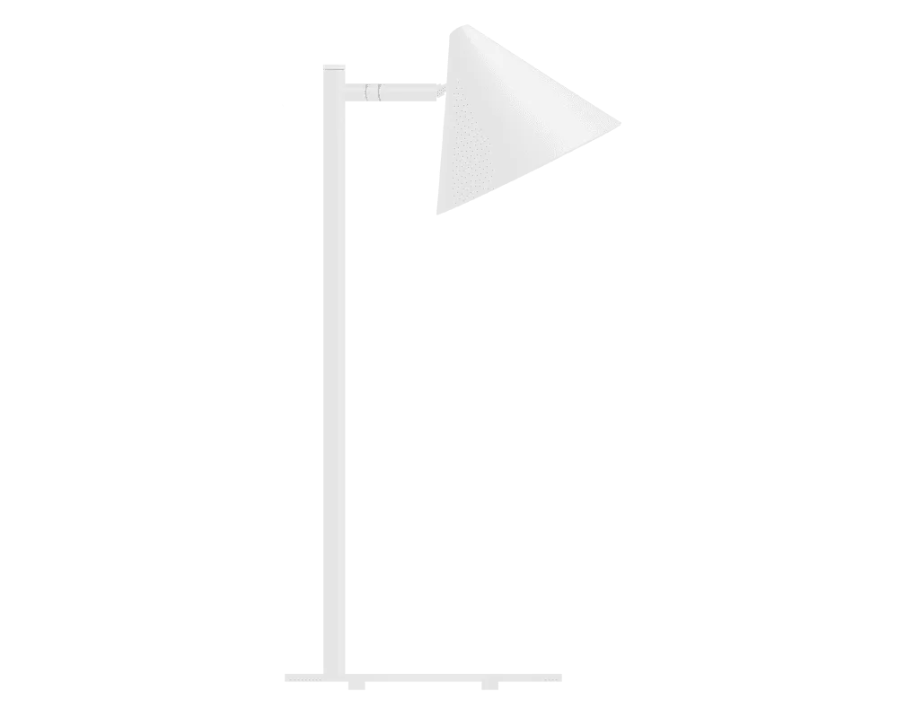 Westal - Tratt Micro 57cm - Bordslampa - Vit