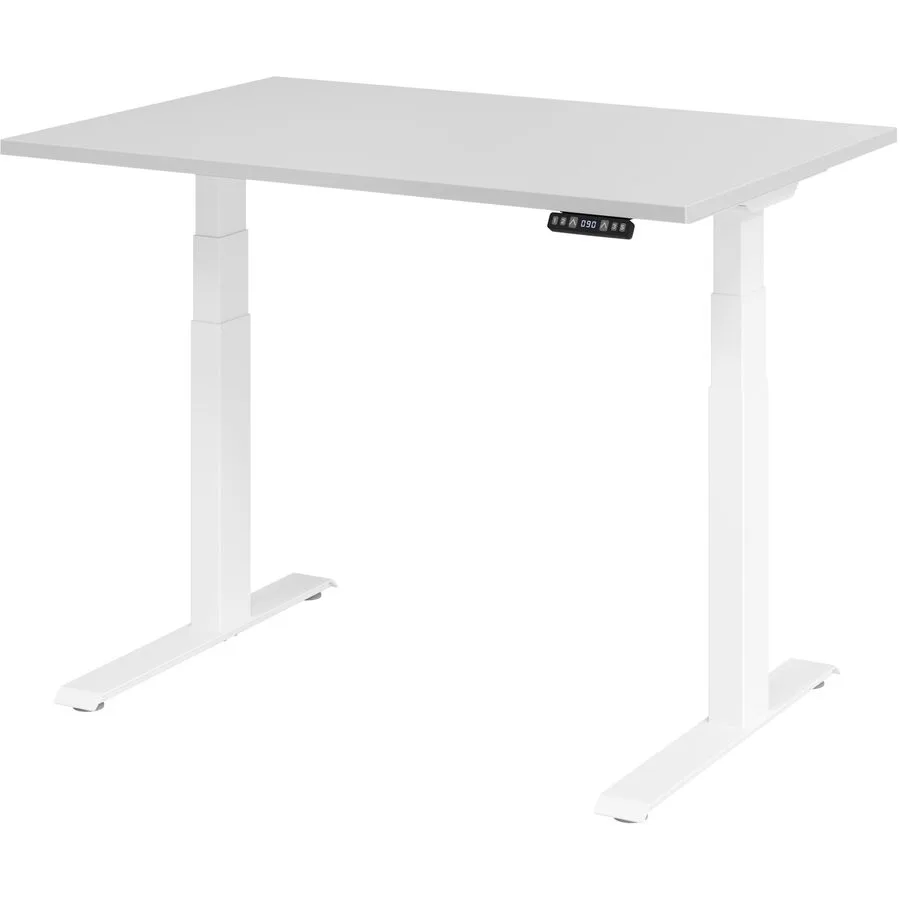 Schreibtisch Office Grau Holz 120 cm - Material: Holzwerkstoff