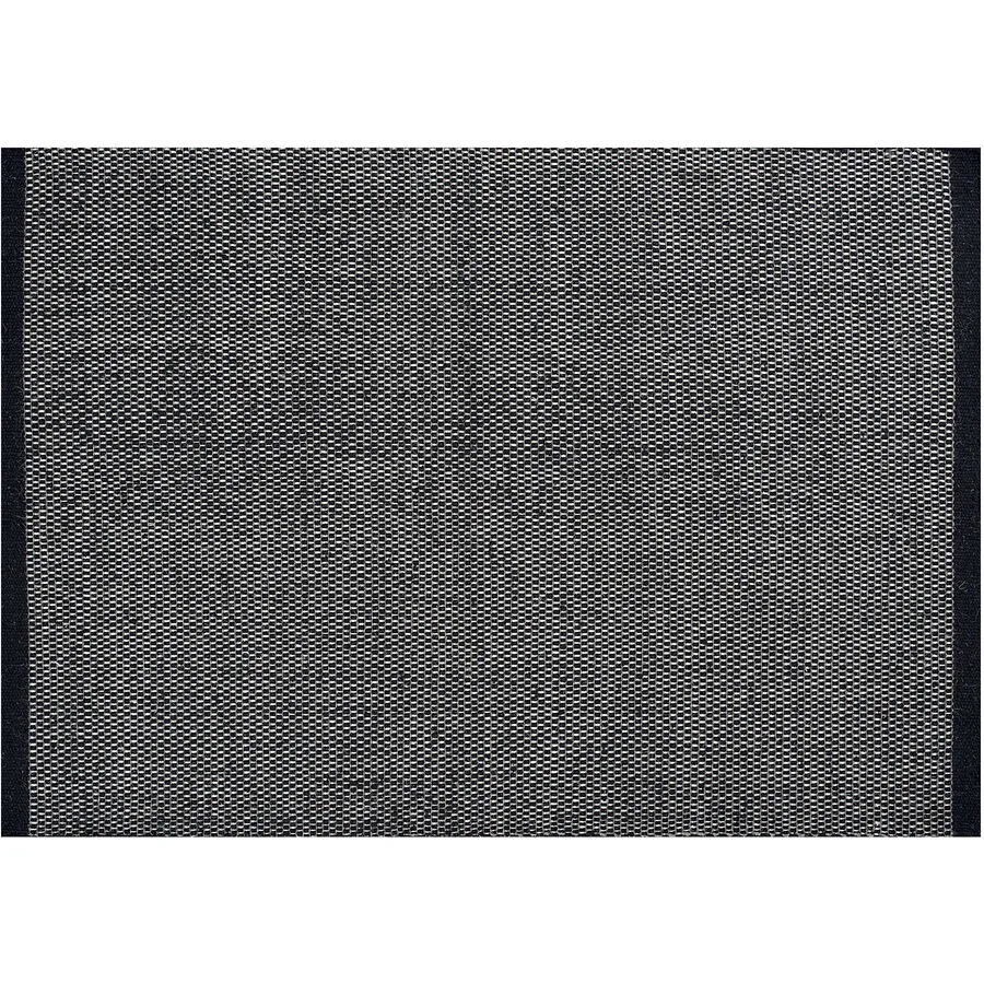Teppich Asko Schwarz Wolle 170 cm 240 cm - Teppich