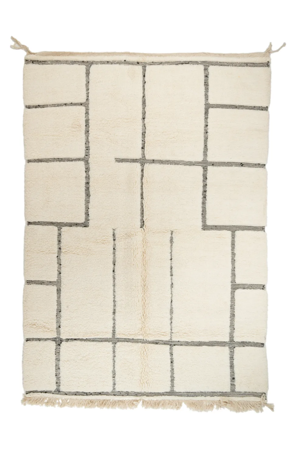 Kelim-teppe Marokkansk Beni Ourain 200 x 295 cm (Størrelse: 200 x 295 cm)