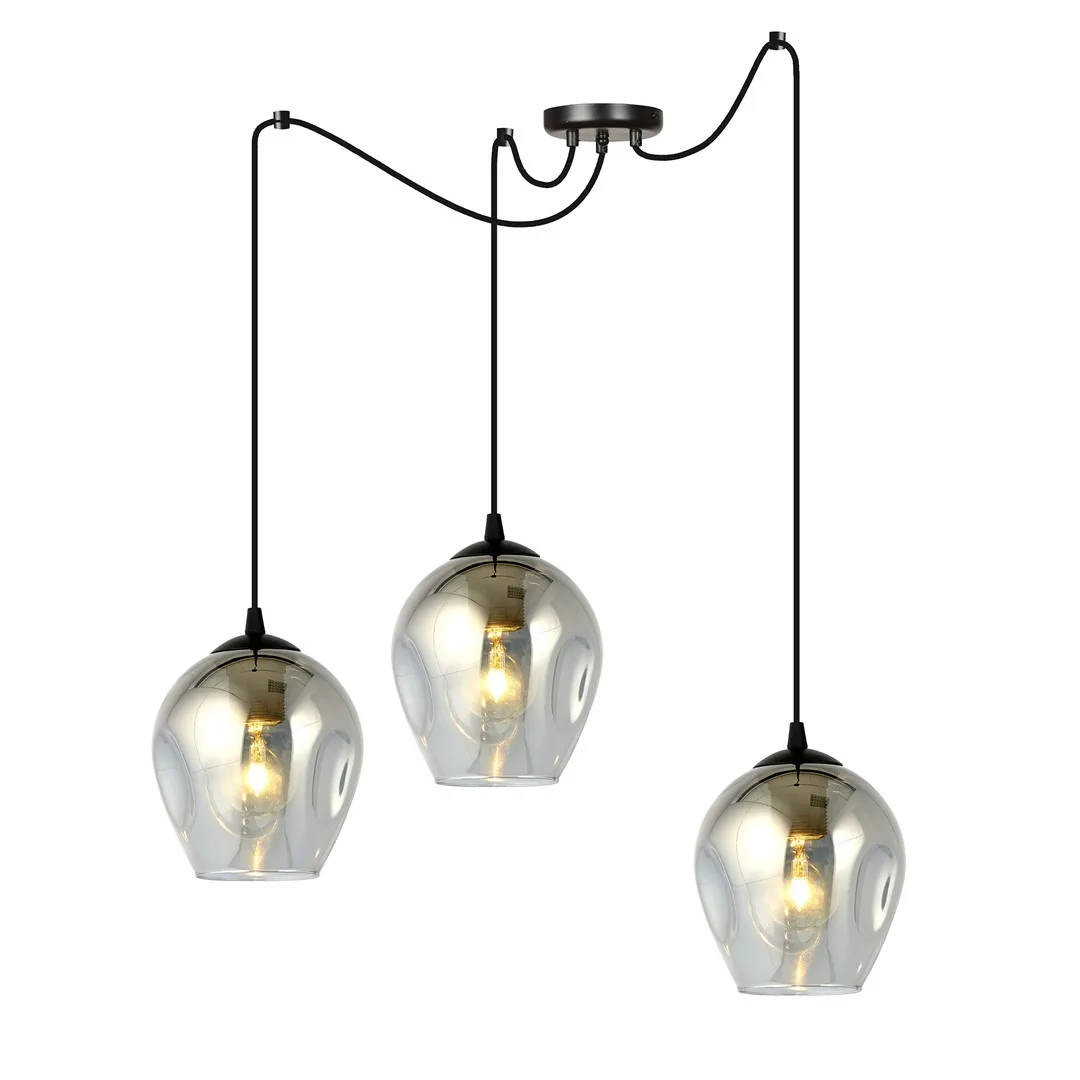 Emibig Lighting - Level 40cm - Taklampa - Rökfärgad