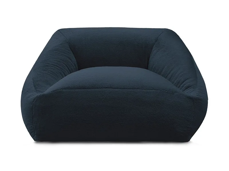 Hocker BOBOCHIC LILIBET 125x125x77cm stoff dunkelblau