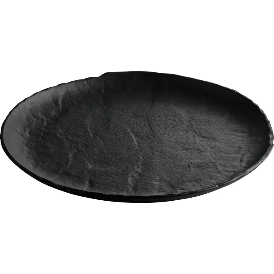 Chic Teller flach Livelli Black Schwarz Porzellan 29 cm