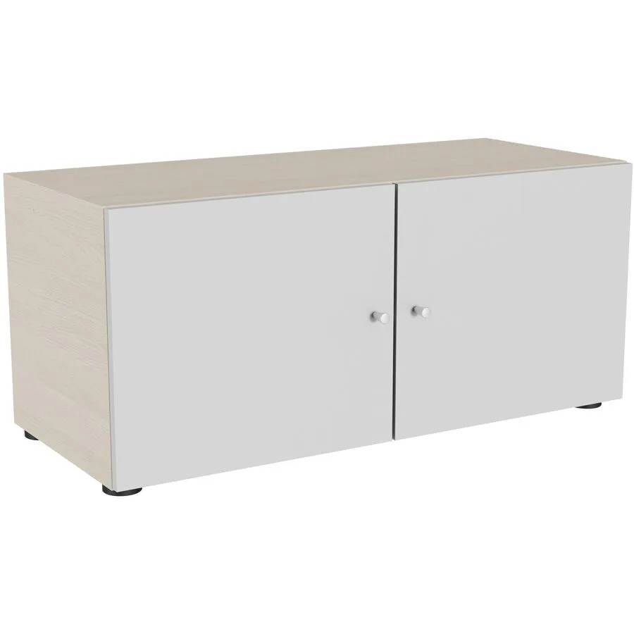Kommode Window lichtgrau/eiche Holzwerkstoff B 81 H 38 cm - Möbel Konfigurator: Traummöbel individuell zusammenstellen - Schweizer Möbelhersteller