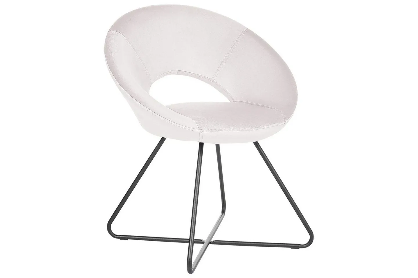 Matstol Rachel - Off-white, Svart