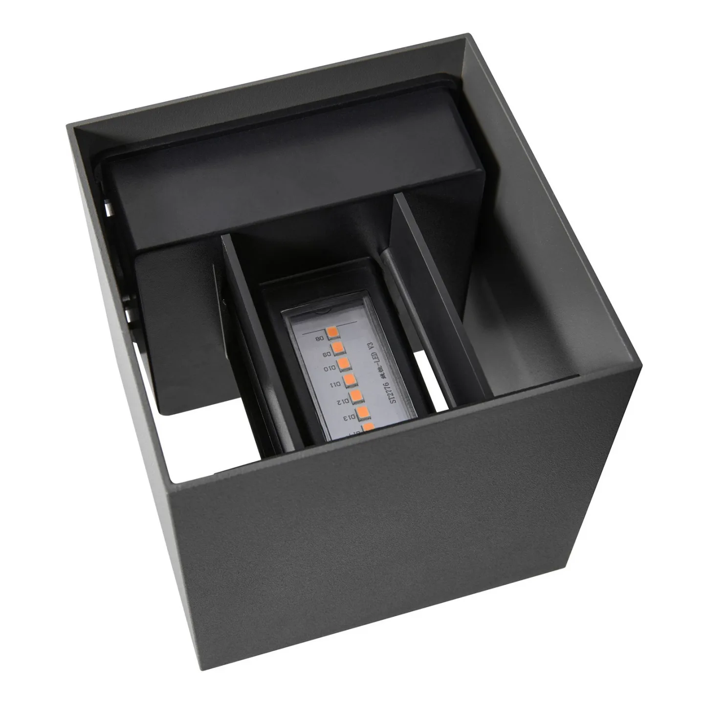 Milda Kubi Außenwandleuchte Anthracite - Nordlux - Modern - Aluminium - Bündig