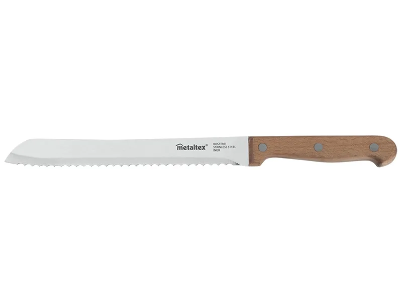 Brotmesser RUSTIQUE Edelstahl braun