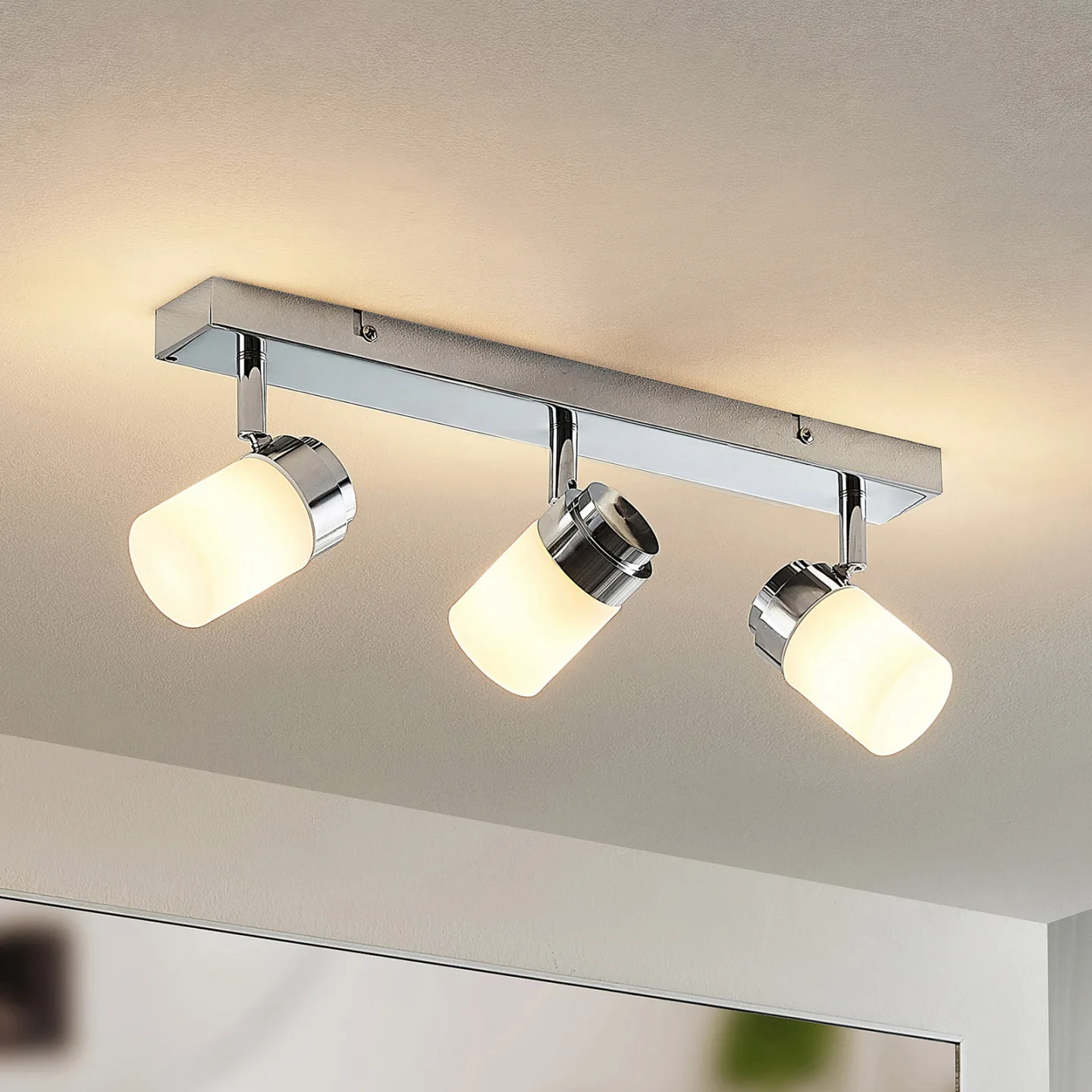 Alimari Plafond Chrome - Lindby - Vardagsrum - Modern - Metall - Med flera ljuskällor