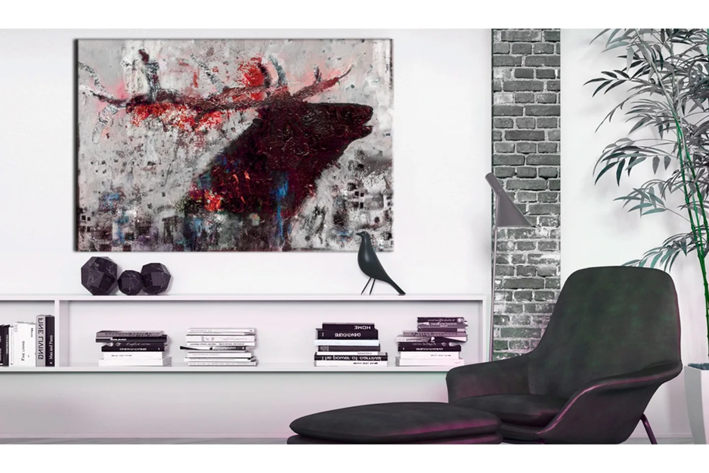 Tavla Ruby Deer 60x40 cm -