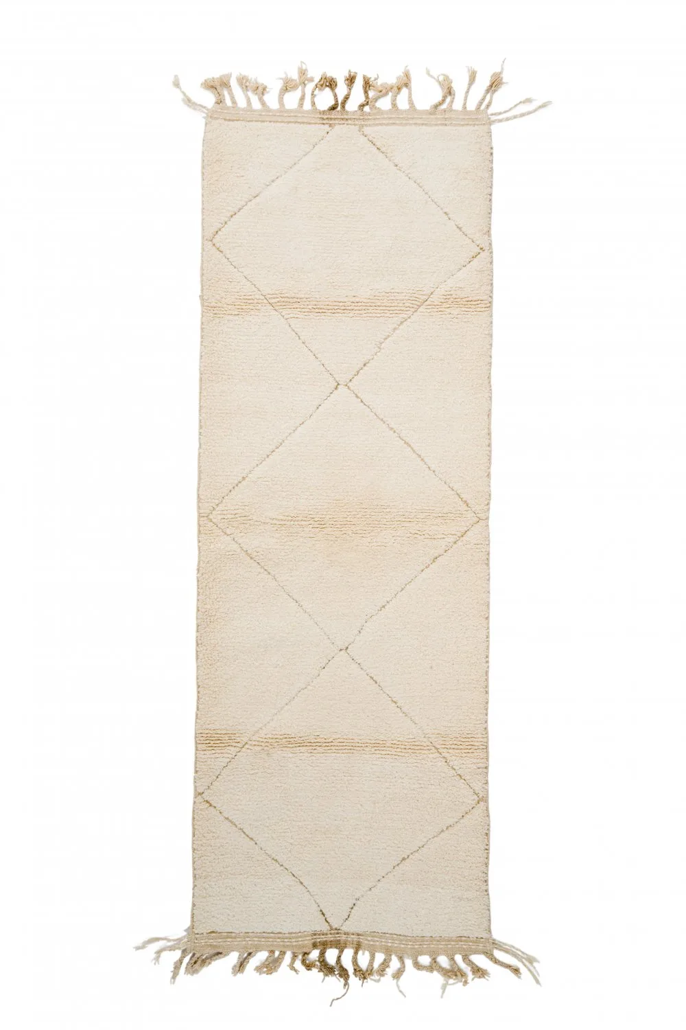 Kelim-teppe Marokkansk Beni Ourain 290 x 90 cm (Størrelse: 290 x 90 cm)