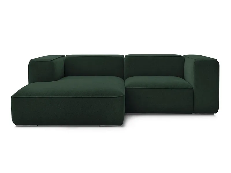 Ecksofa BOBOCHIC ZEPHYR Stoff mit Textur grün