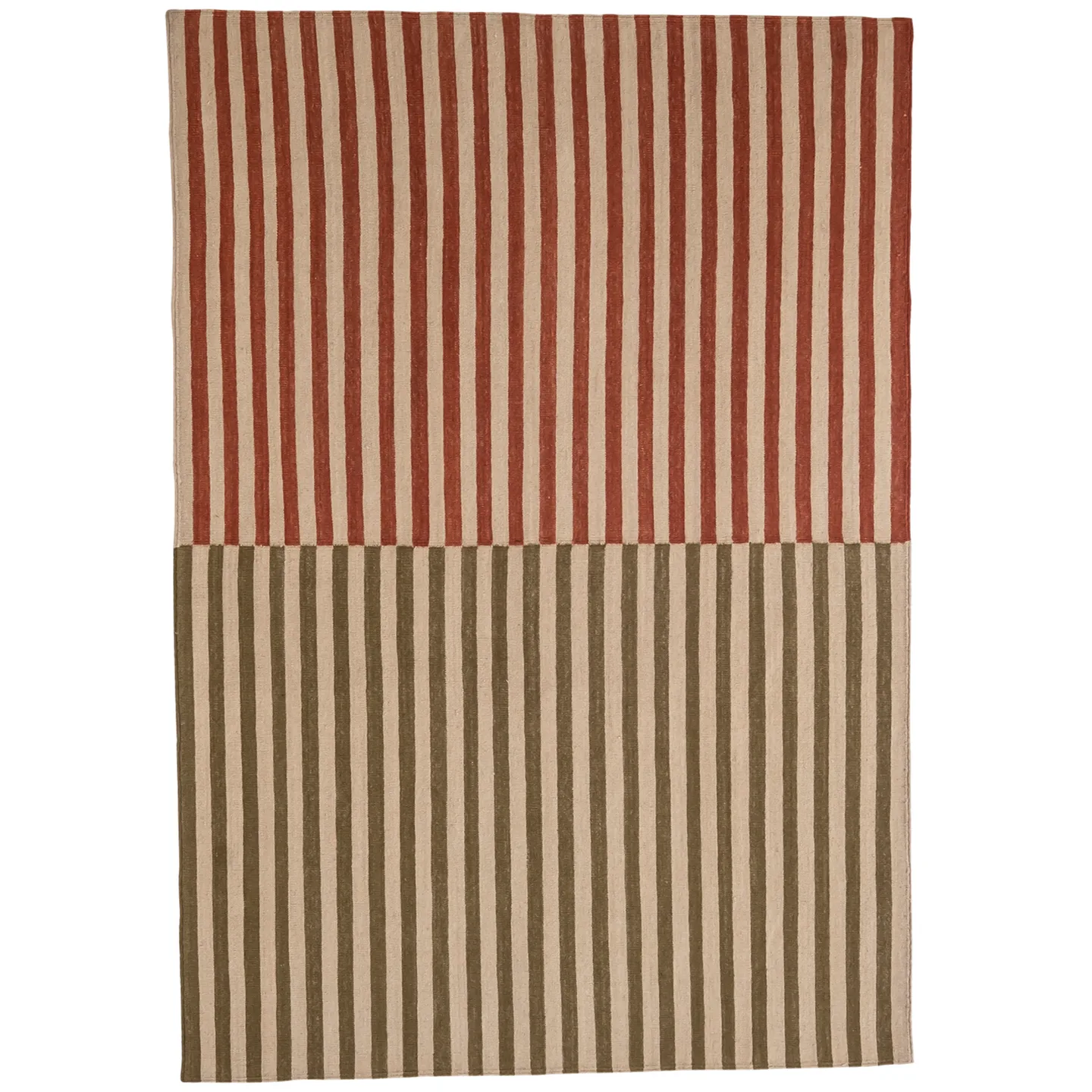 Nanimarquina - Ceras 2 wool rug 300 x 400 cm - Ullmattor - Nani Marquina - Röd,Grön,Beige - Ull