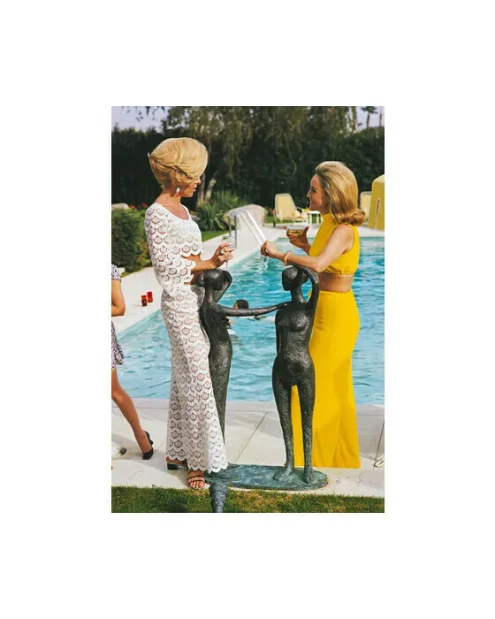 Helen & Nelda by the Pool