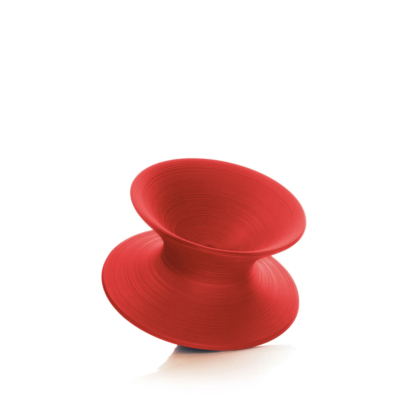 Magis - Spun Rotating chair Red - Fåtöljer utomhus - Thomas Heaterwick - Röd - Plast