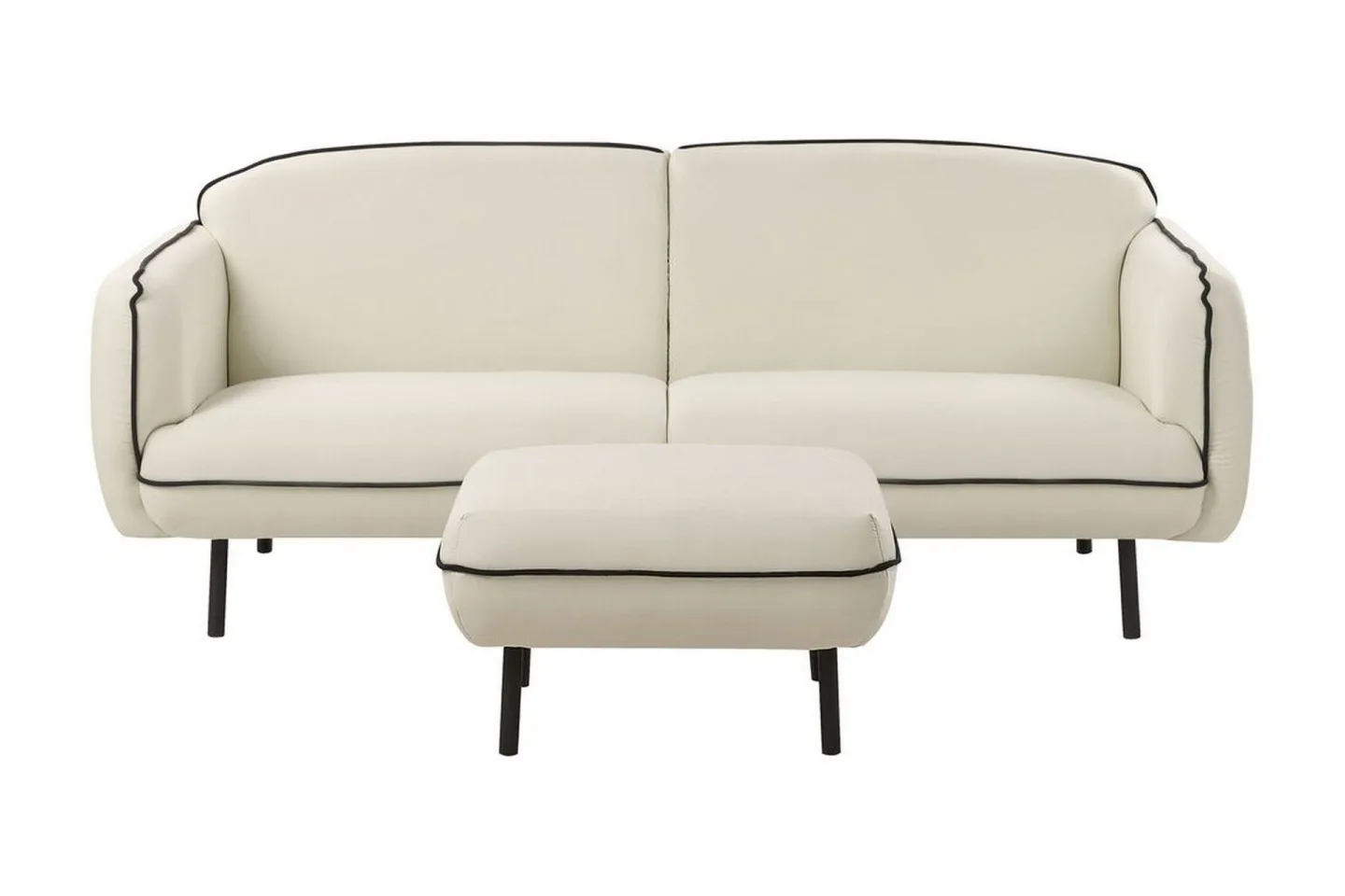 Balint Soffa 3-sits - Beige/Svart