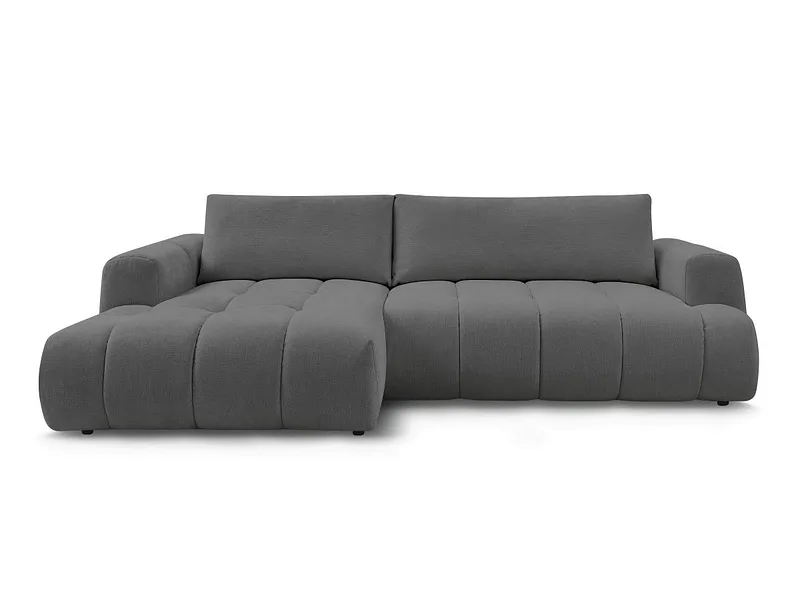 Ecksofa BOBOCHIC FUJI Stoff dunkelgrau