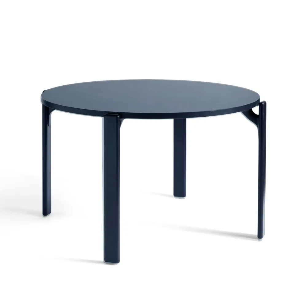 HAY Rey matbord Ø128 cm deep blue