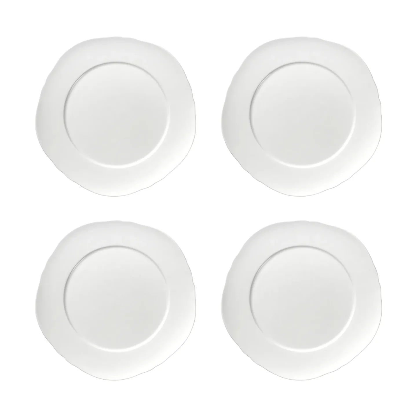 Serax Silhouette Teller XS Ø17 cm 4er pack White