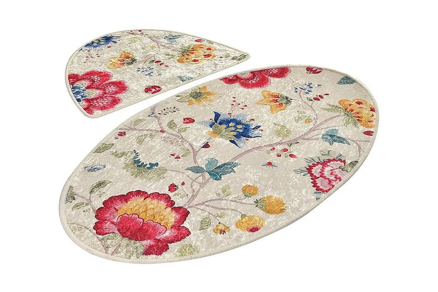 Chilai Home Badmatta Set om 2 - Multi
