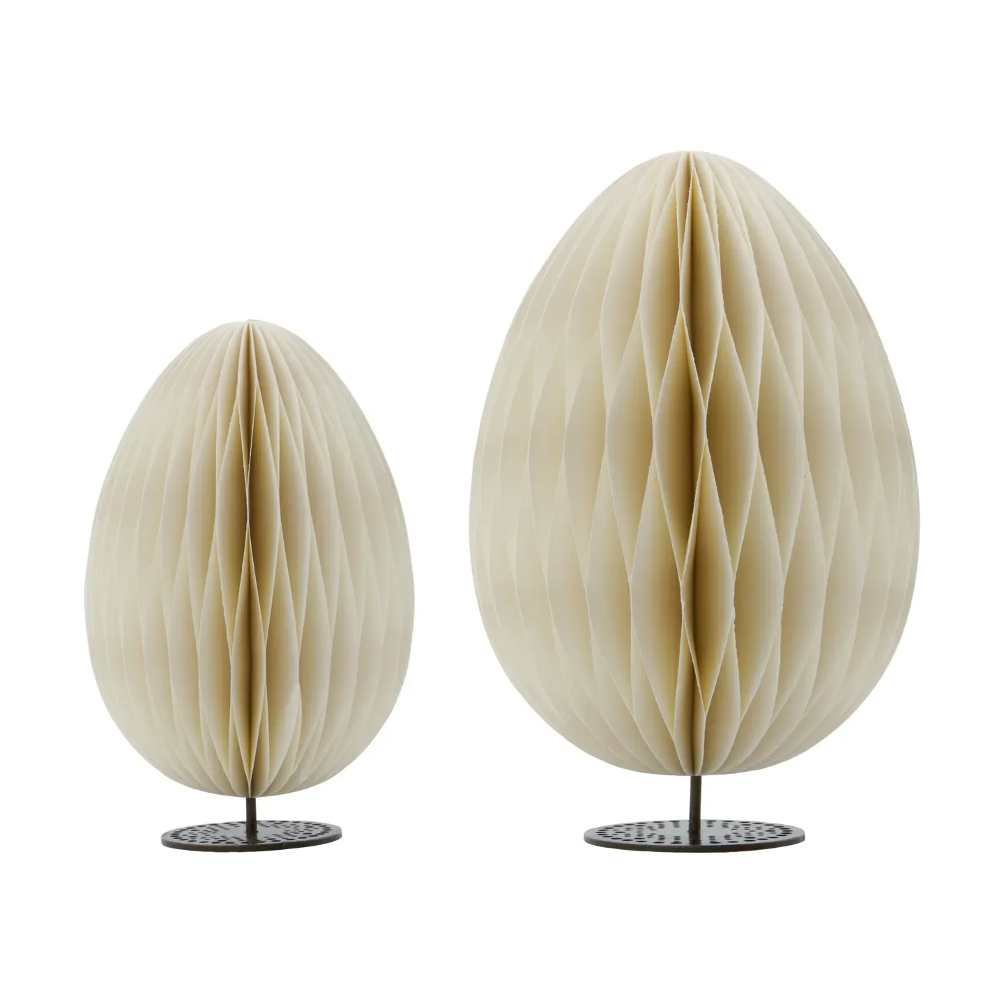 House Doctor Eggs Osteranhänger/Dekorationsobjekt 2-teilig Off-white