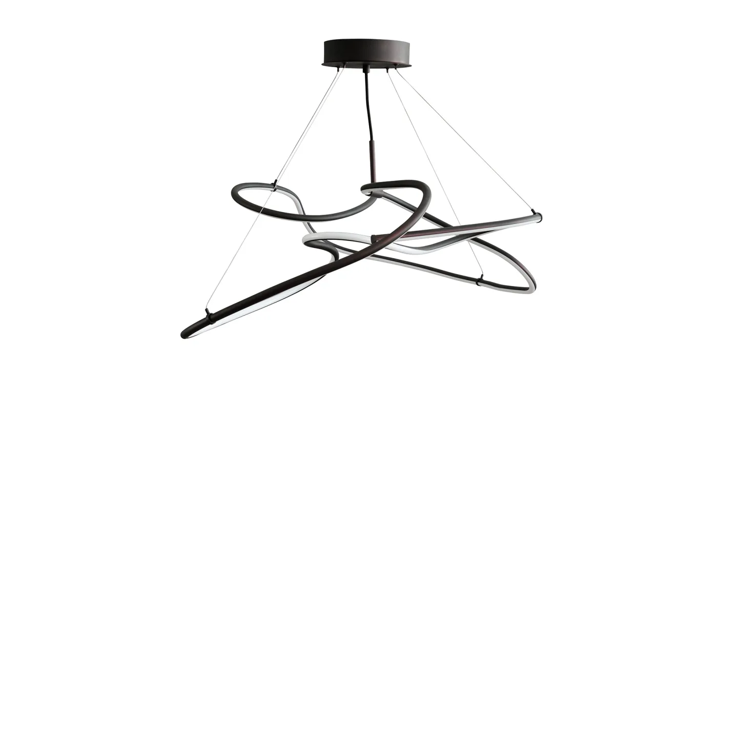101 Copenhagen - Ghost Chandelier, Mini - Takkronor - Kristian Sofus Hansen,Tommy Hyldahl - Svart - Metall