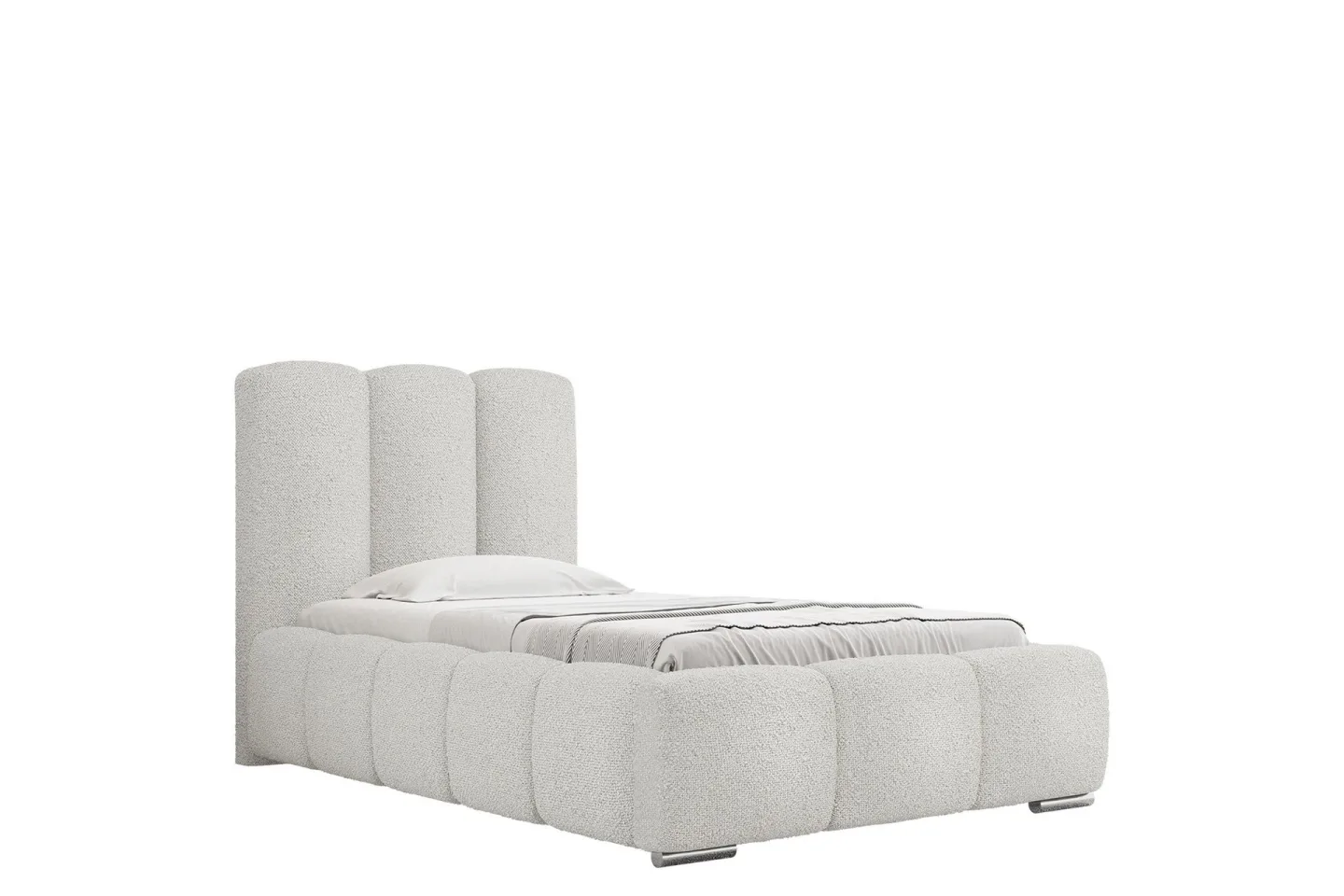 Gioia Sängram med Förvaring 90x200 cm - Vit