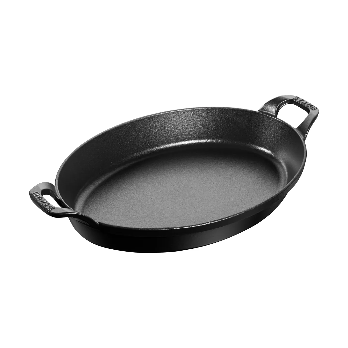 STAUB Staub ovaler Gusseisen-Backform 21 cm Schwarz