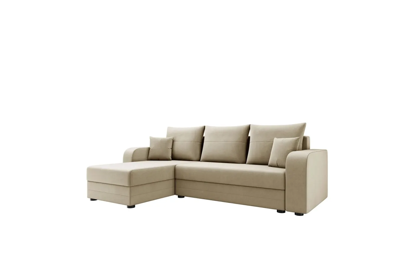 Hewlet Soffa med Divan 3-sits - Gul