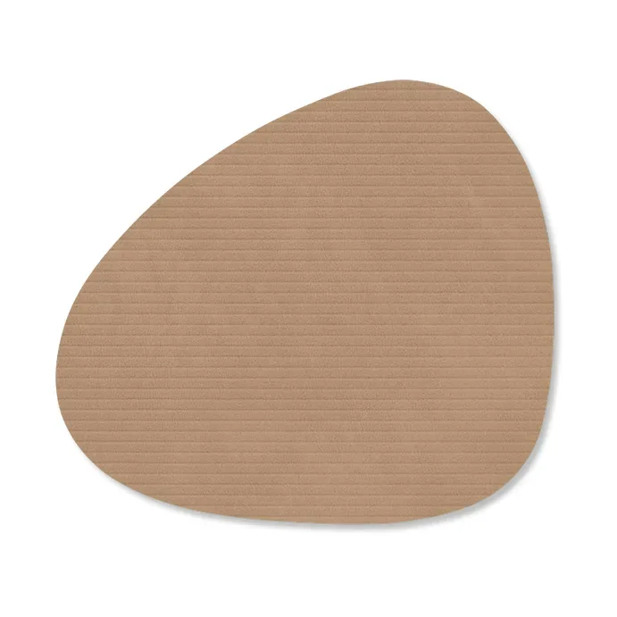 LIND DNA Corduroy Glasuntersetzer curve Nougat