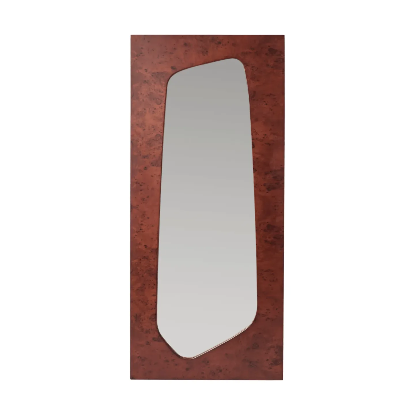 Ferm Living Folia spegel Dark stained burl, 135 cm