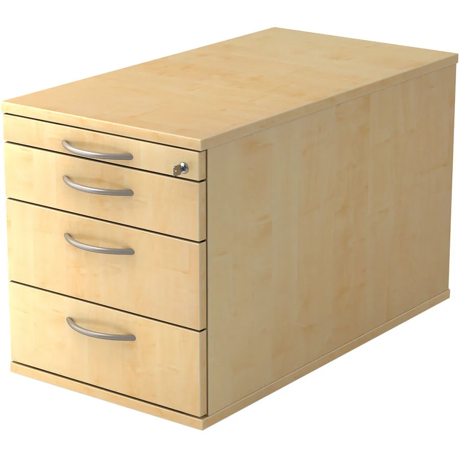 Rollcontainer Office Ahorn Holzwerkstoff B 42.8 cm H 51.2 cm