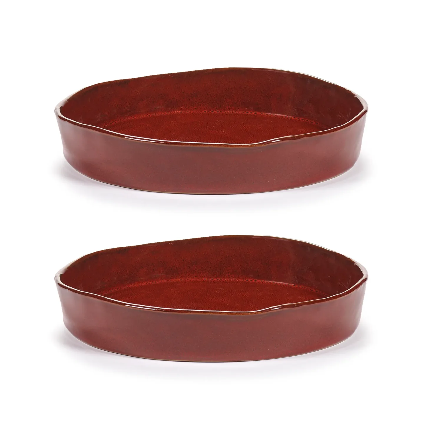 Serax La Mère tiefer Teller S Ø20 cm 2er Pack Venetian red