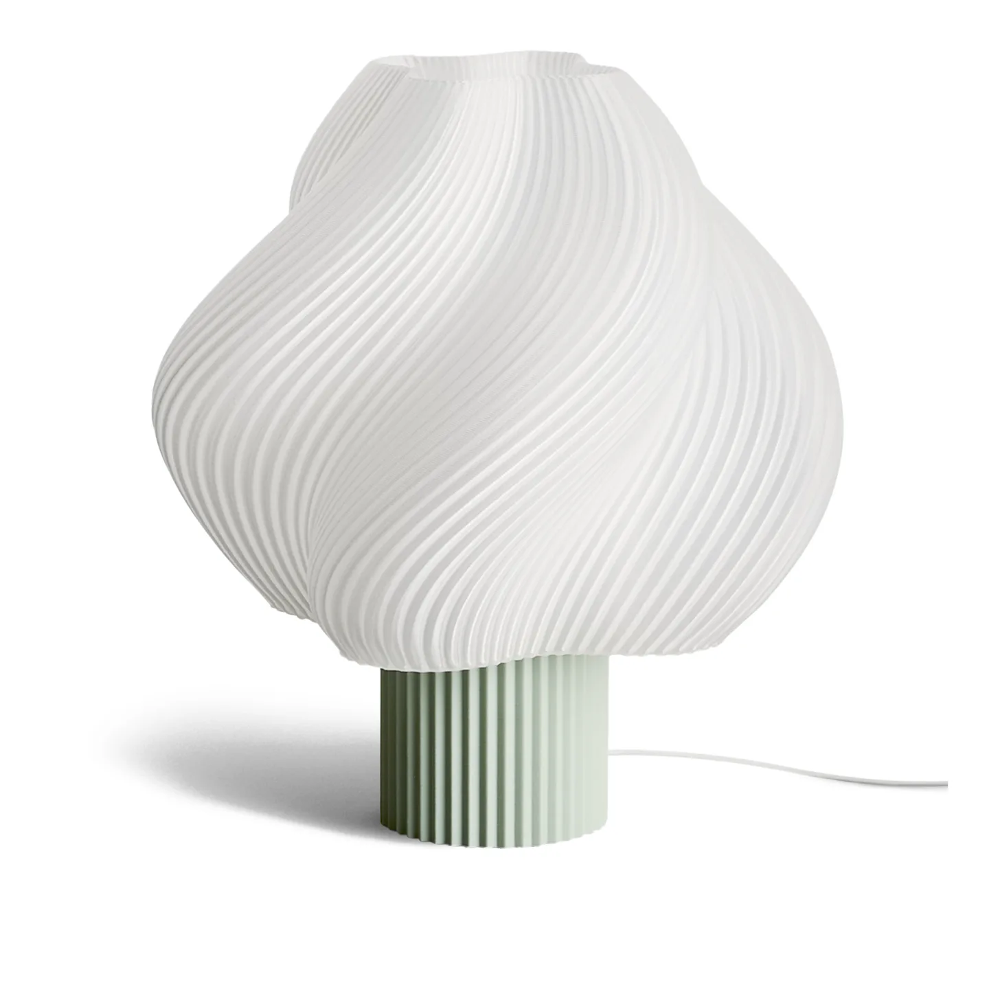 Crème Atelier - Soft Serve Mega golvlampa Matcha - Skärmlampor - Grön - Plast