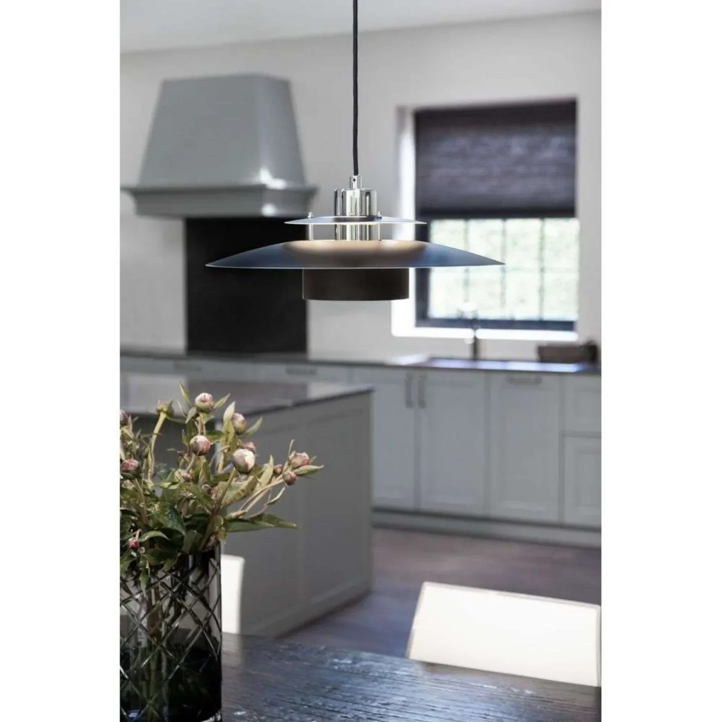 Sørup Pendel Matt Black/Copper - Halo Design - Spisestue - Metal