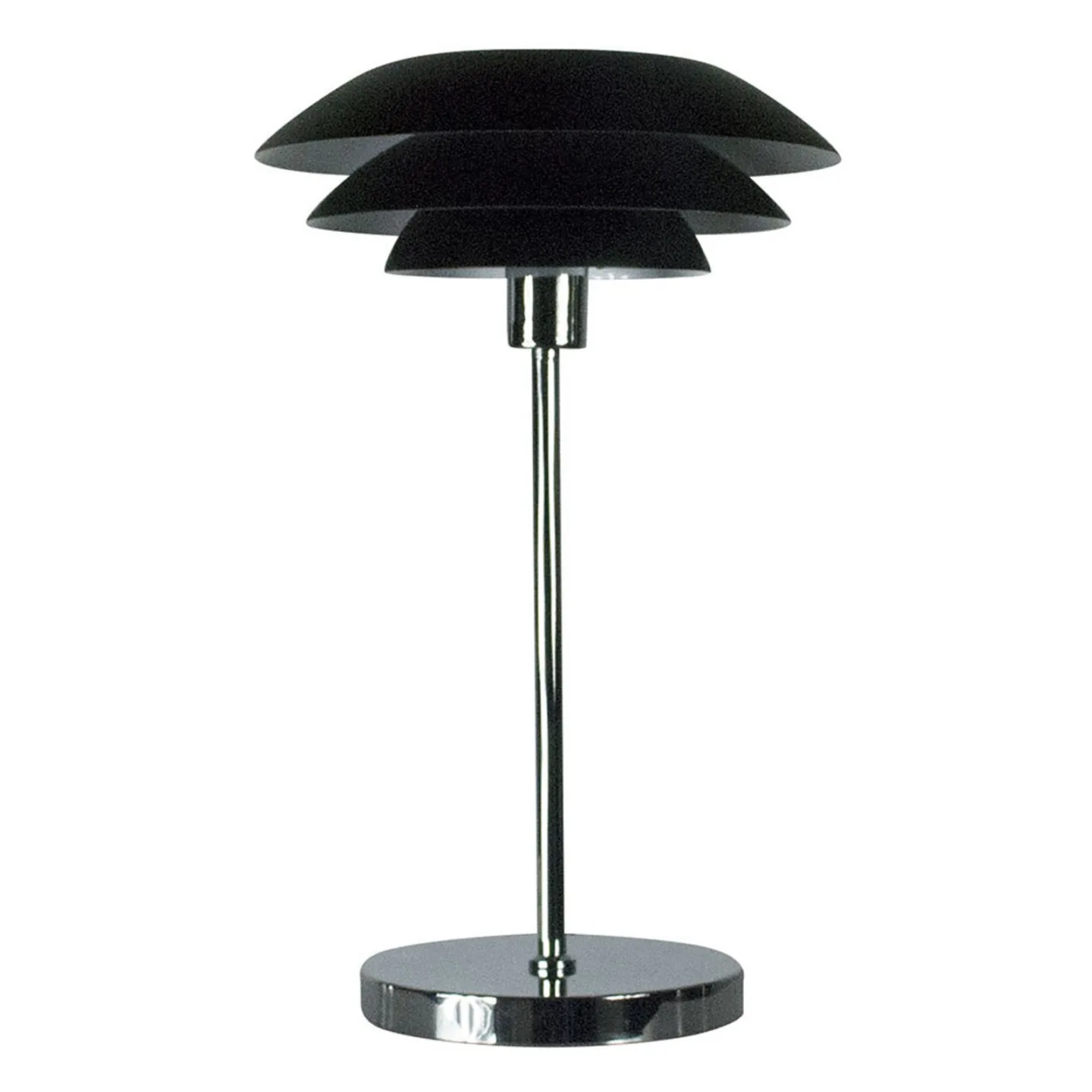 DL31 Bordlampe Matt Svart - Dyberg Larsen - Stue - Skandinavisk - Metall - Med skjerm