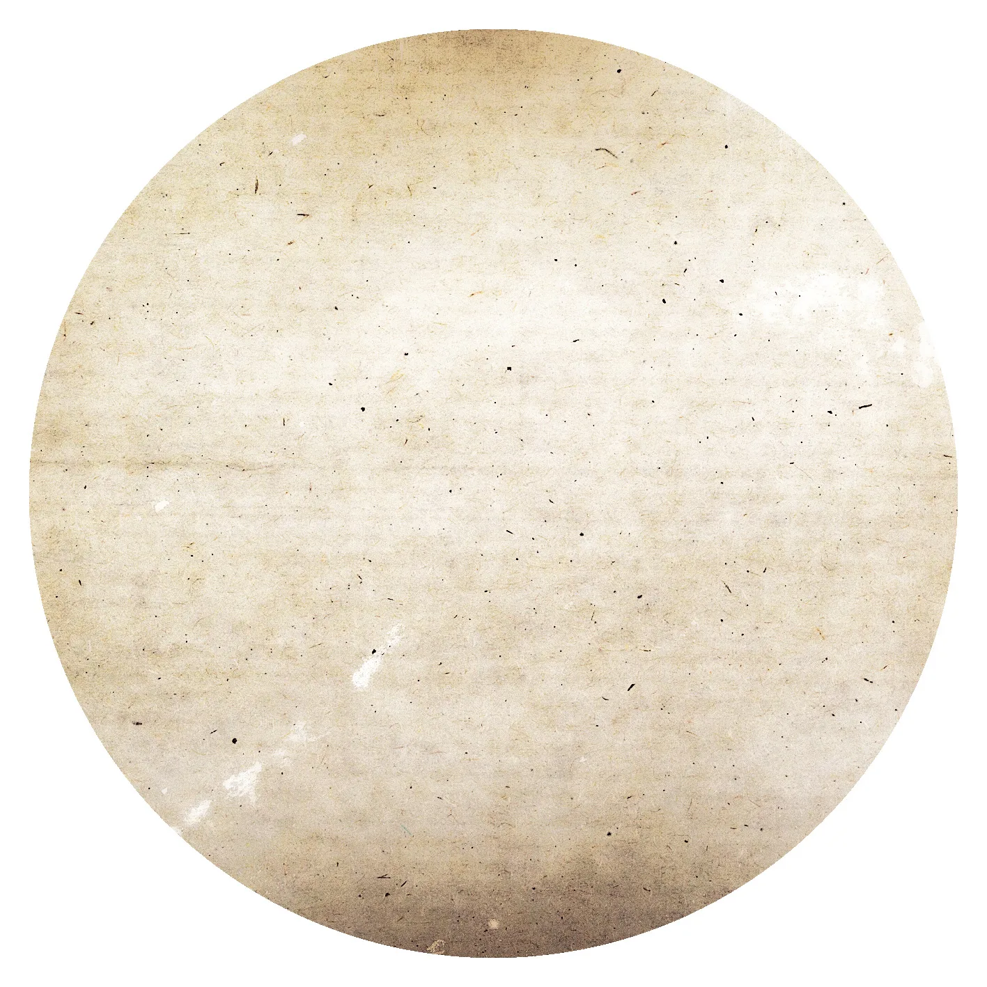 Rundt teppe - Vezzani (beige) (Størrelse: Ø 200 cm)
