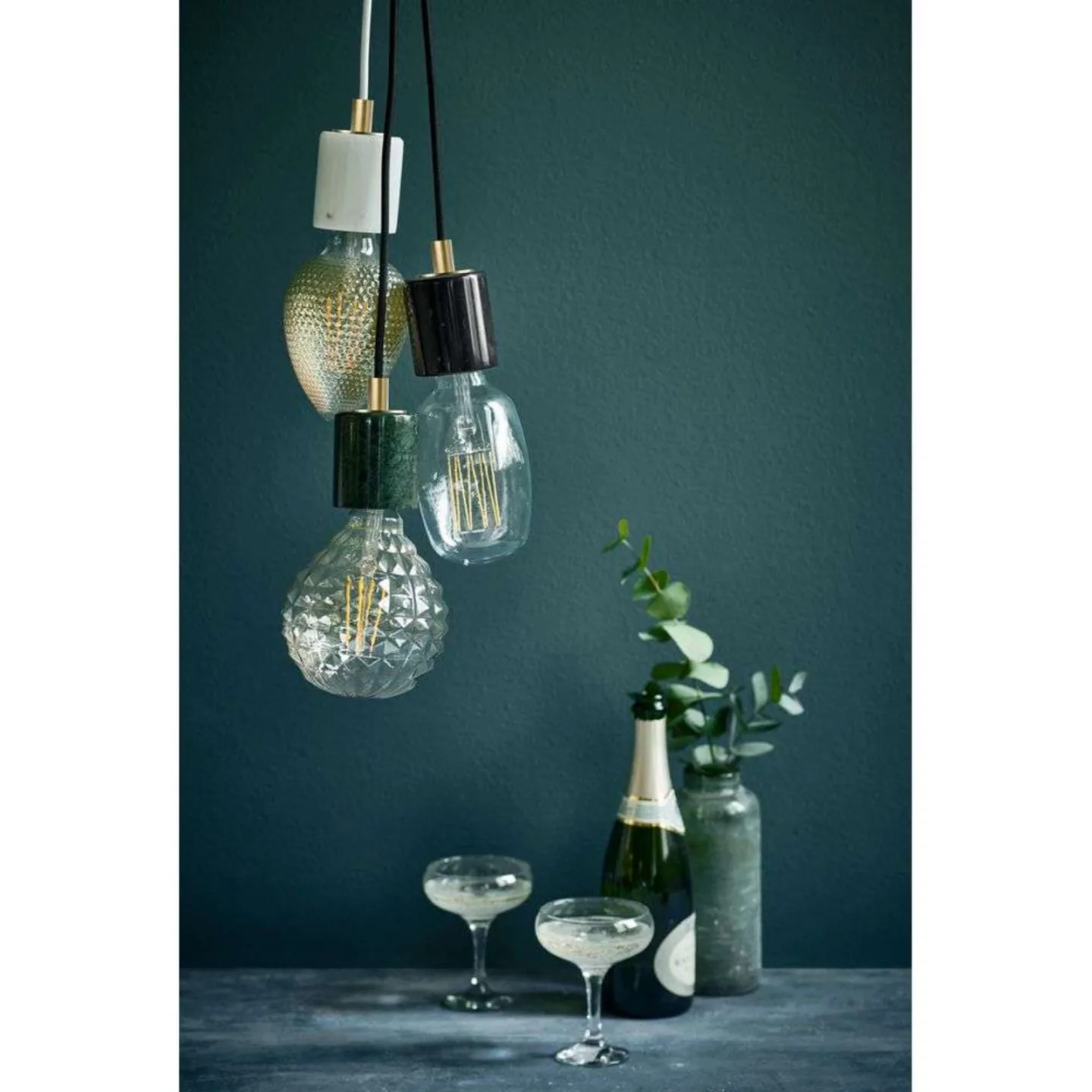 Siv Taklampa Marble/Black - Nordlux - Matsal - Marmor