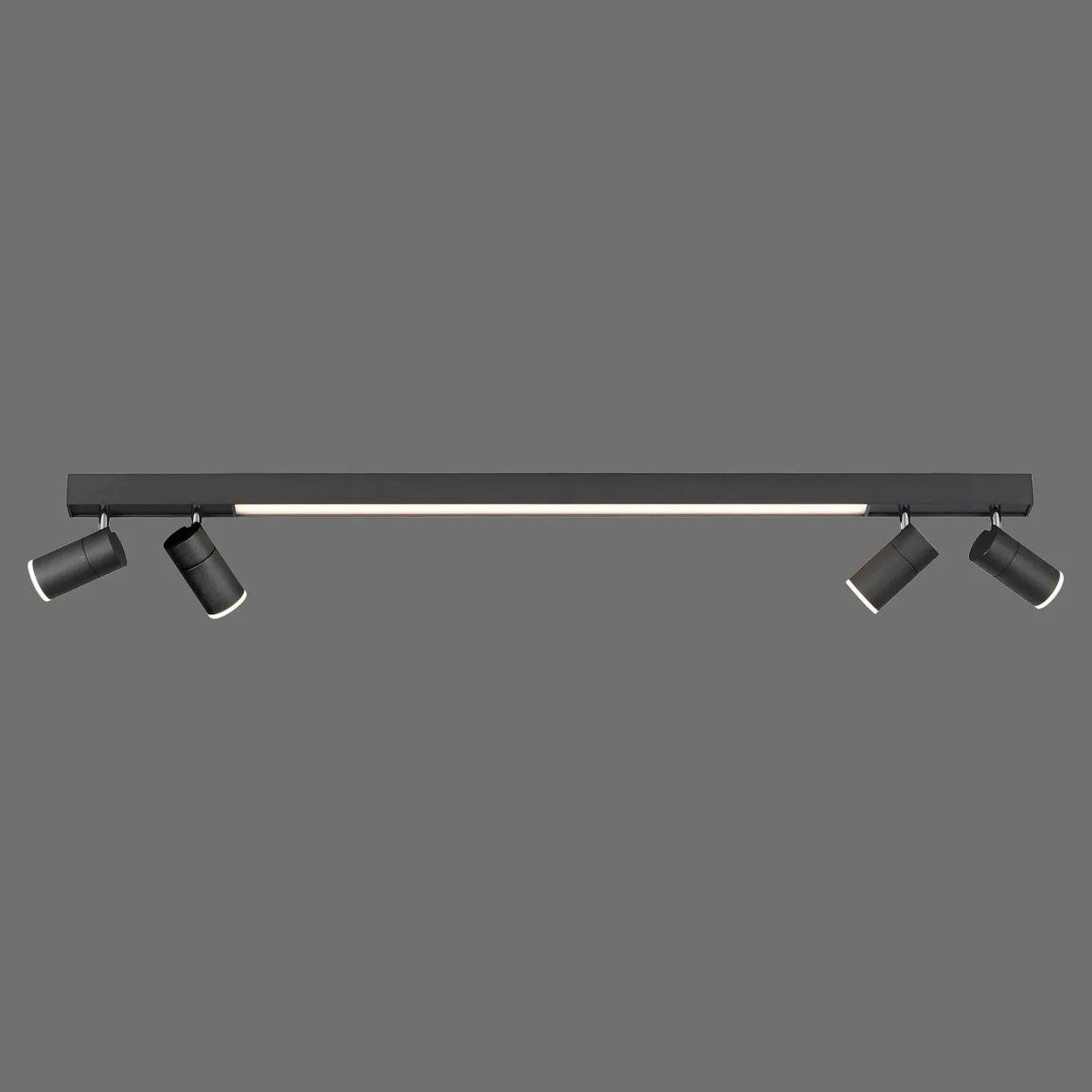 Lines LED-taklampe, 120 cm, grafitt – PURE PURE Lines Spot - Stue - Moderne - Metall - Kantet