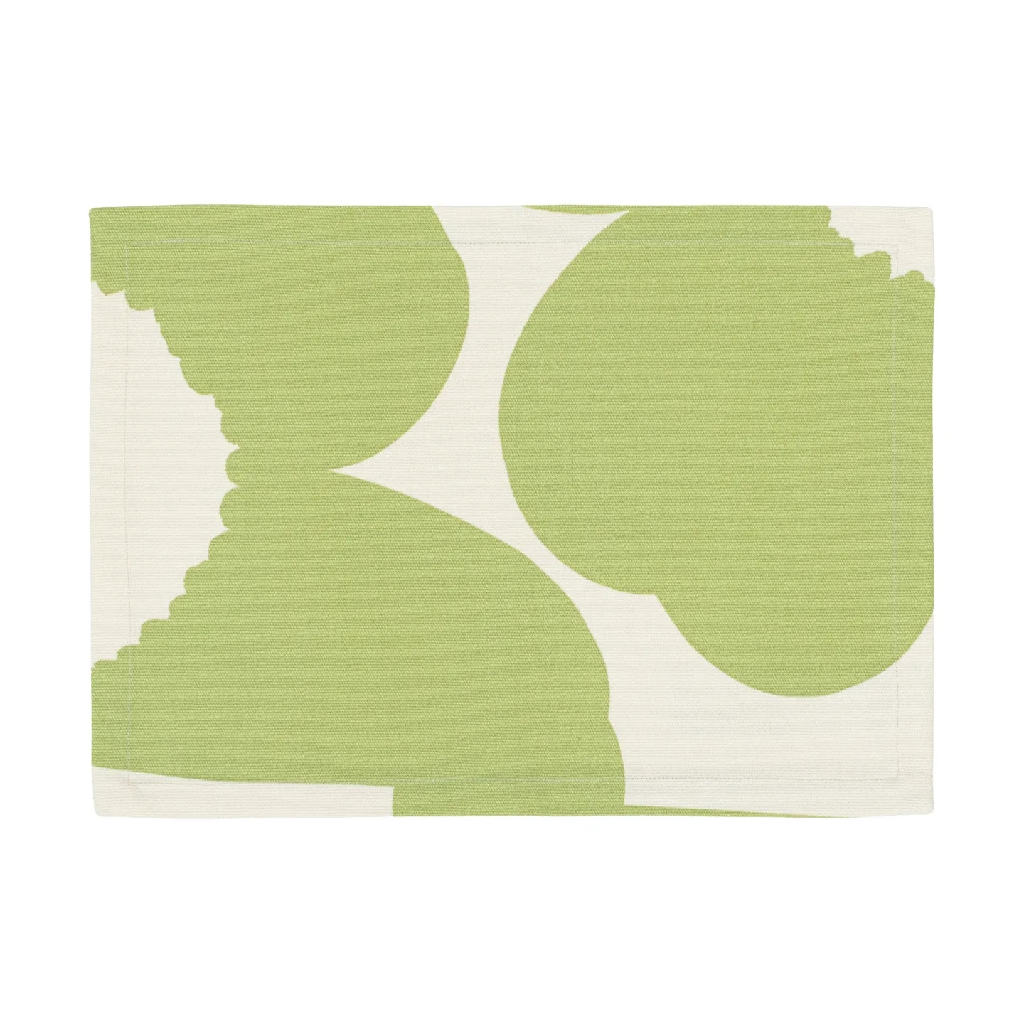 Marimekko Iso Unikko fabric Tischset Off white-pear